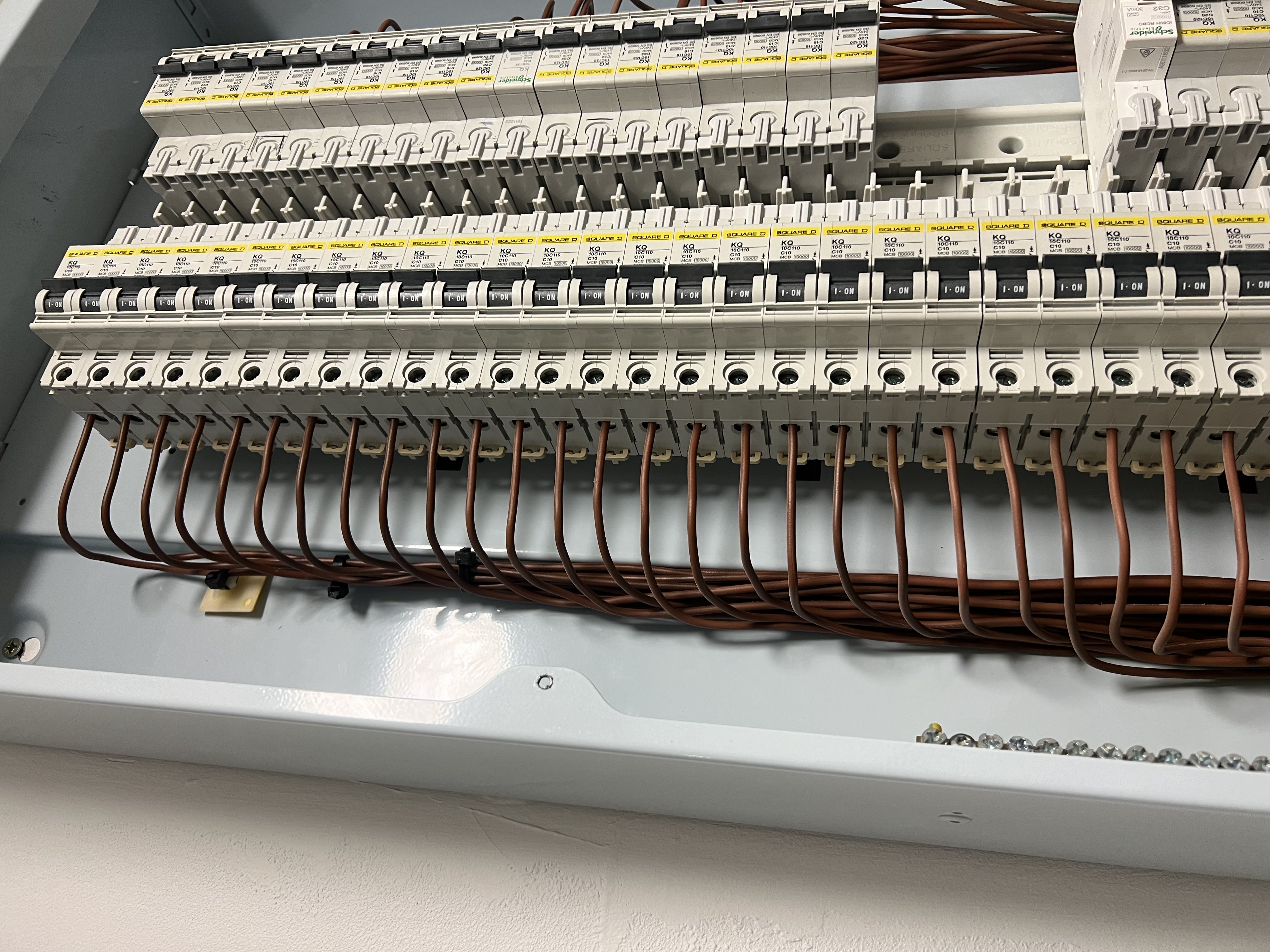 Commercial distribution board installation in Telford